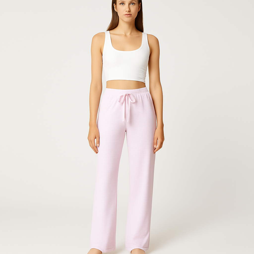 Snatched Striped Drawstring Pants