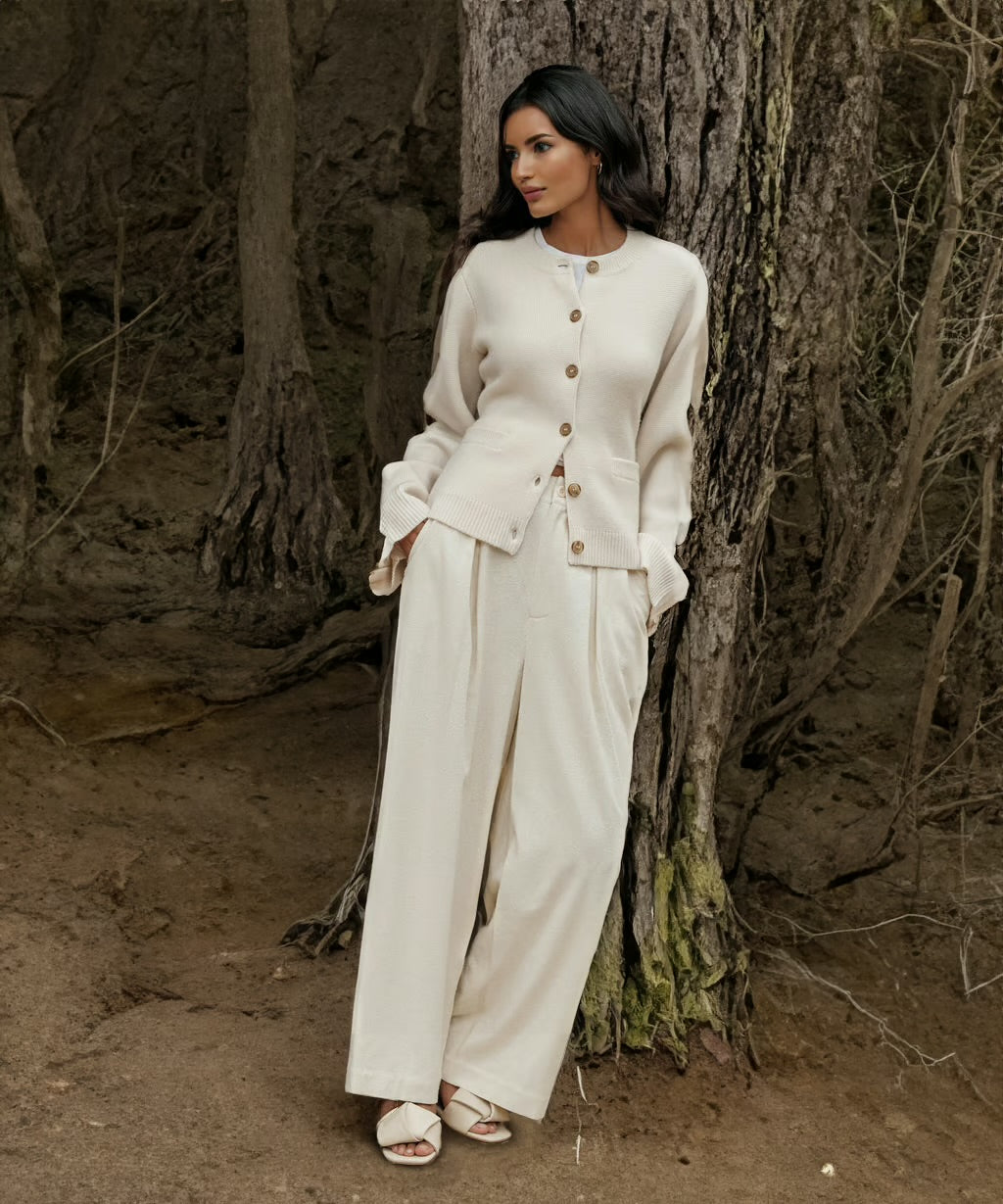Ultra-Soft Button Cardigan