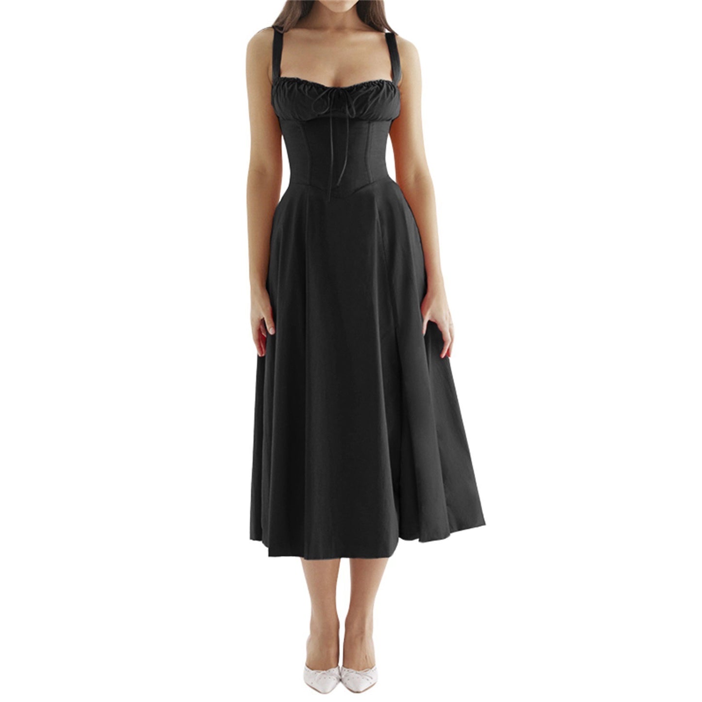 Stephine Milk Maid Dress