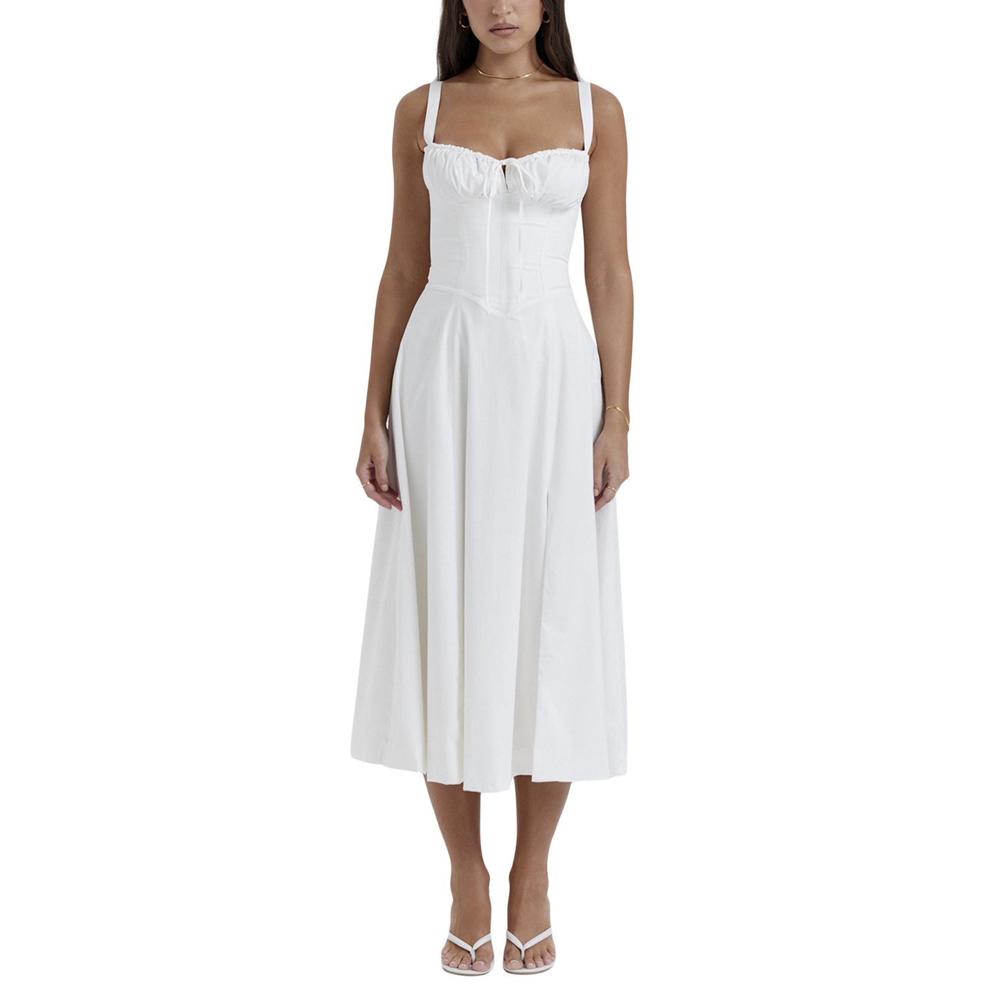 Stephine Milk Maid Dress