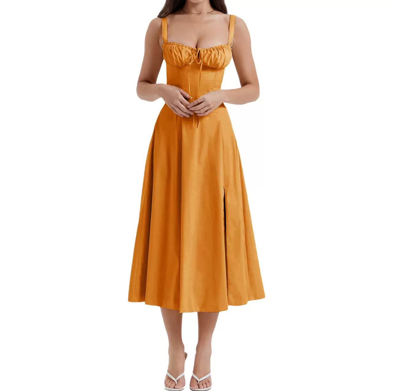 Stephine Milk Maid Dress
