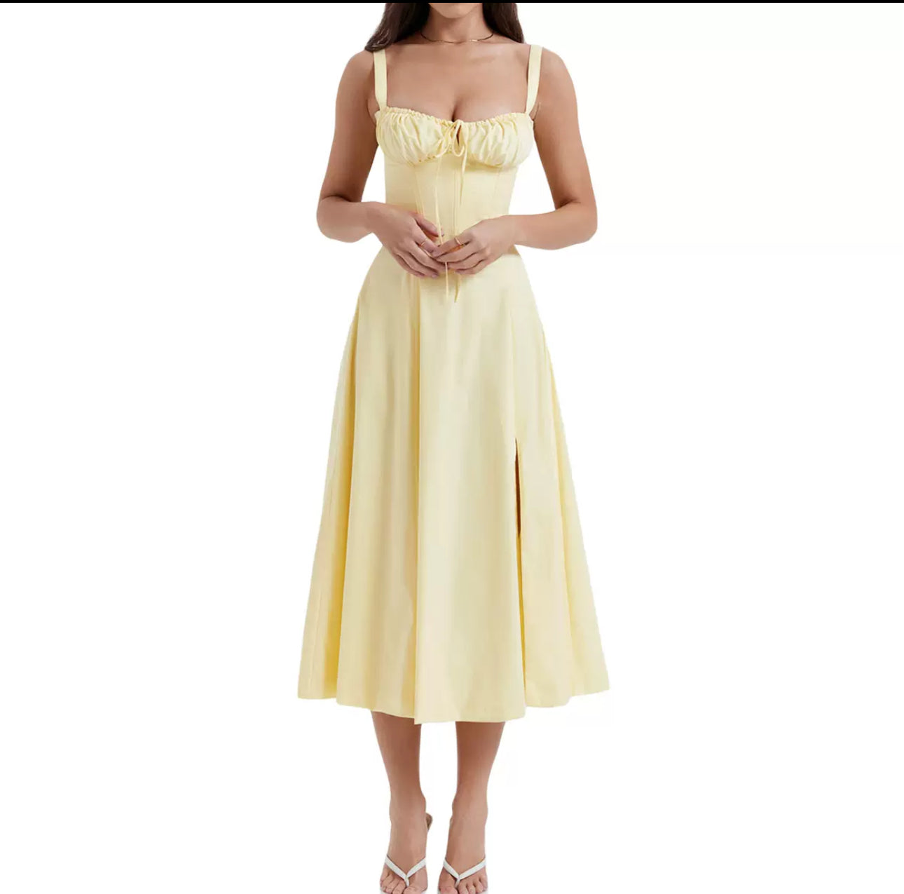 Stephine Milk Maid Dress