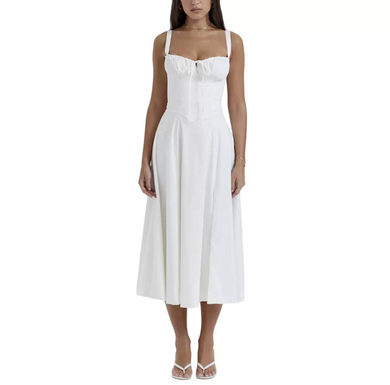 Stephine Milk Maid Dress