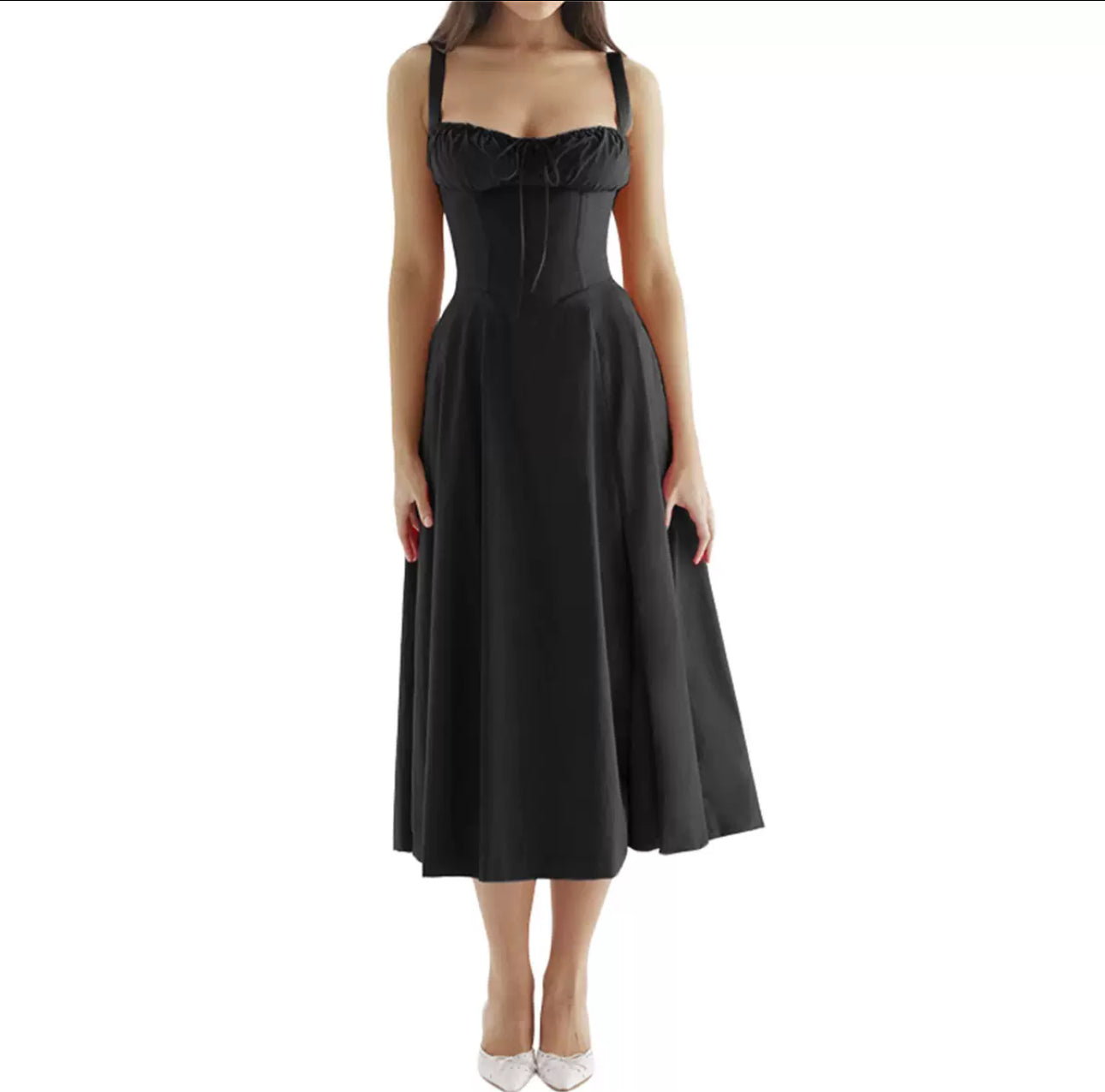 Stephine Milk Maid Dress