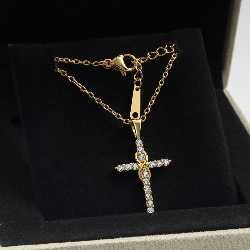 Infinity Cross Necklace - A Timeless Symbol of Faith and Fashion