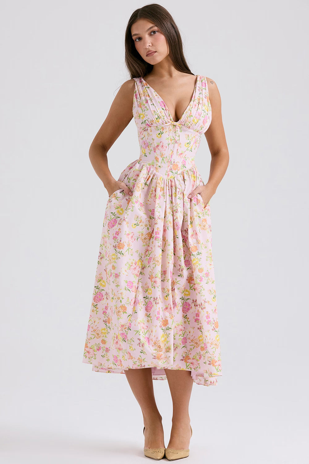 Floral Corset Sundress