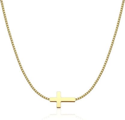 Delicate Cross Necklace - Timeless Everyday Elegance
