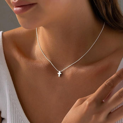 Delicate Mini Cross Necklace