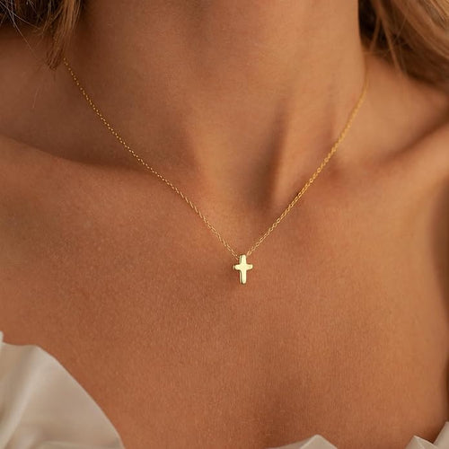 Delicate Mini Cross Necklace