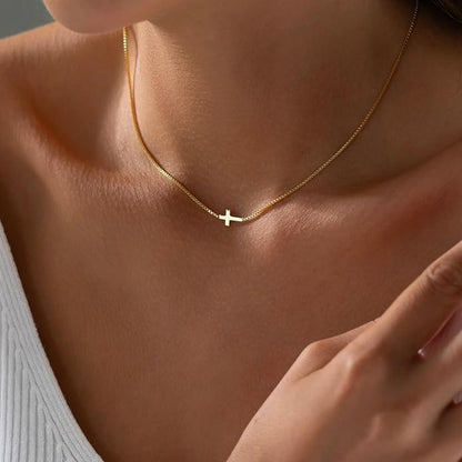 Delicate Cross Necklace - Timeless Everyday Elegance