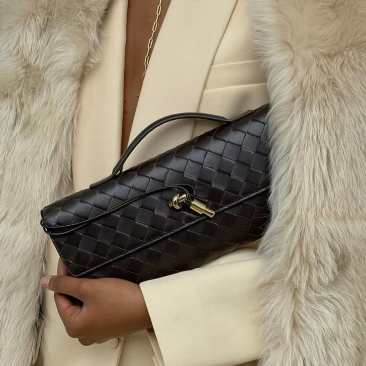 Maison Selene Woven Clutch