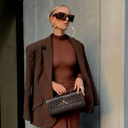 Maison Selene Woven Clutch