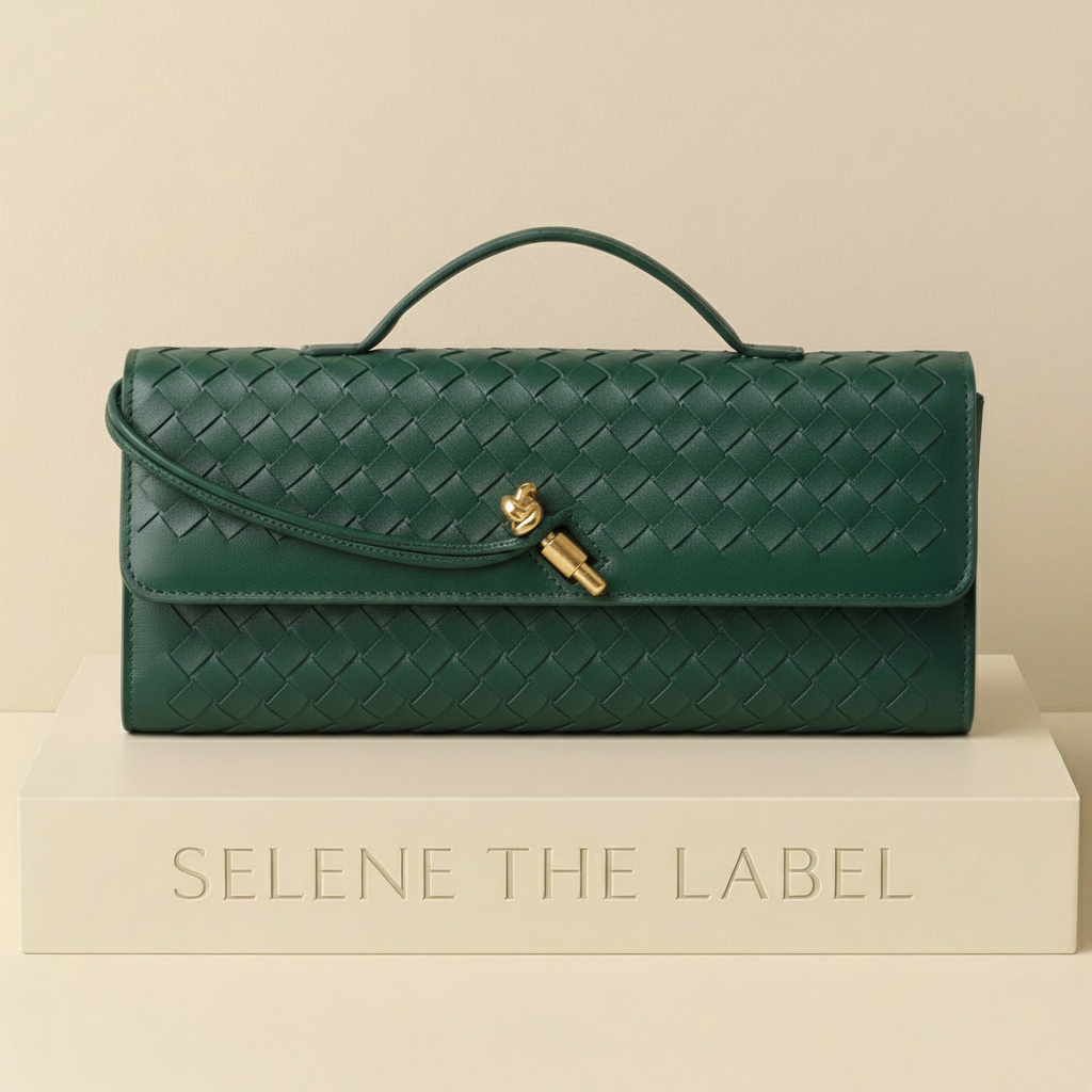 Maison Selene Woven Clutch