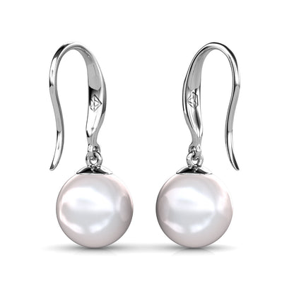Sally Dangle Pearl Earrings