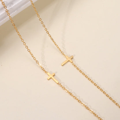 Timeless Cross Pendant Necklace