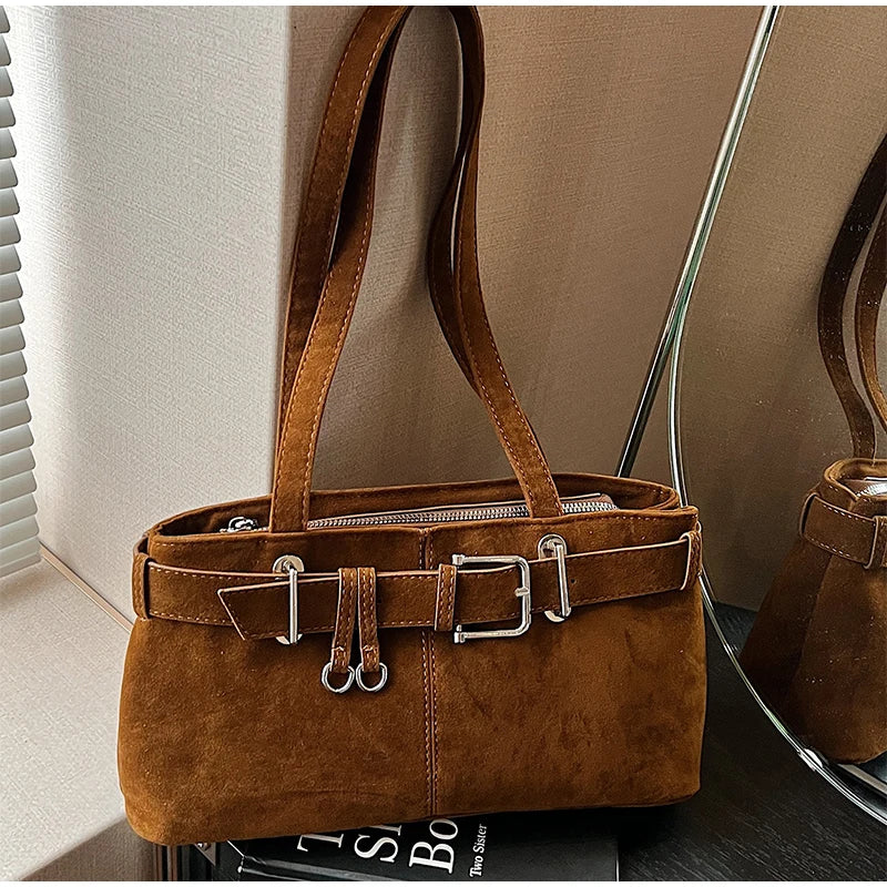 Mireille Suede Handbag