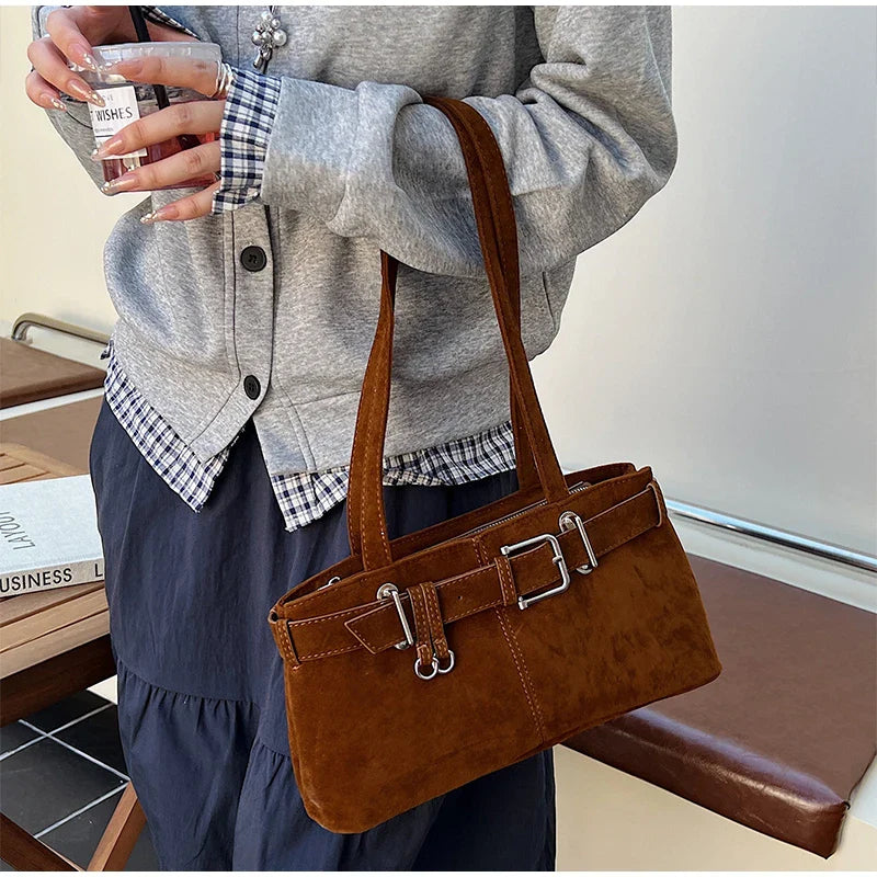 Mireille Suede Handbag