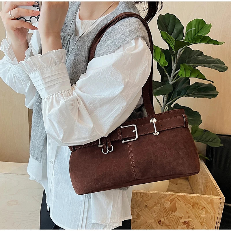 Mireille Suede Handbag