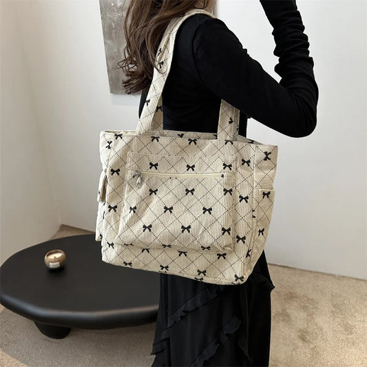 Viral Bow Tote Bag
