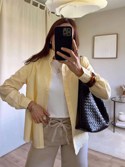 Alessia Interwoven Fabric Tote Bag