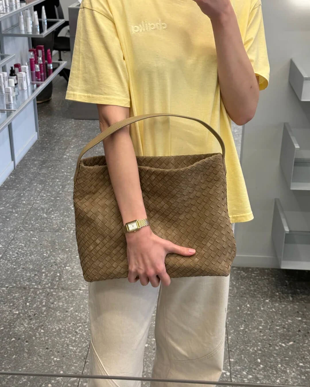 Odette Chic Suede Tote Bag