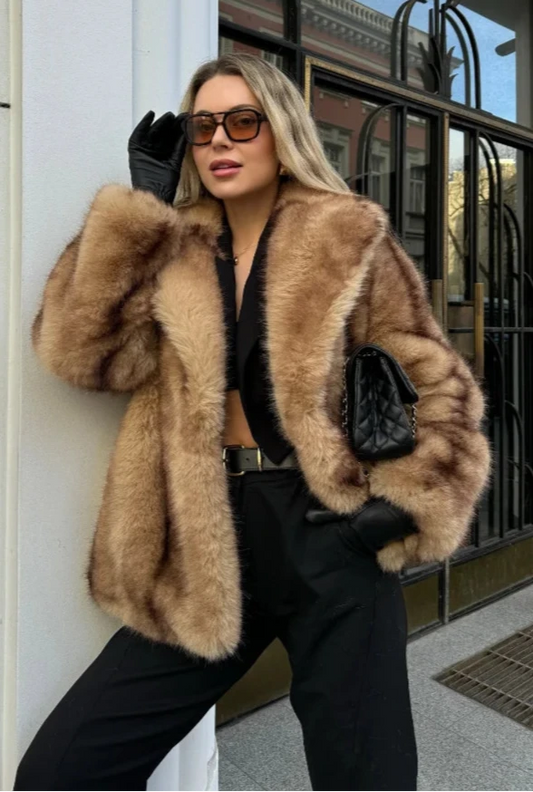 Anneliese Luxe Faux Fur Coat