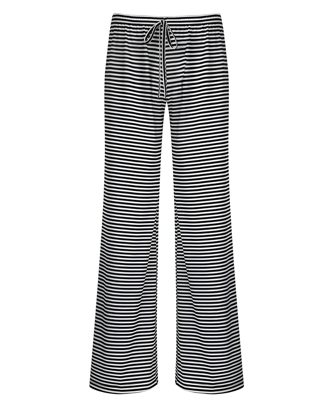 Snatched Striped Drawstring Pants