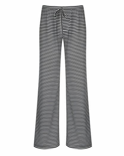 Snatched Striped Drawstring Pants