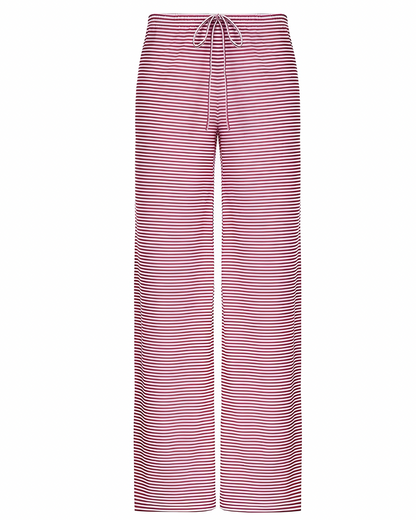 Snatched Striped Drawstring Pants