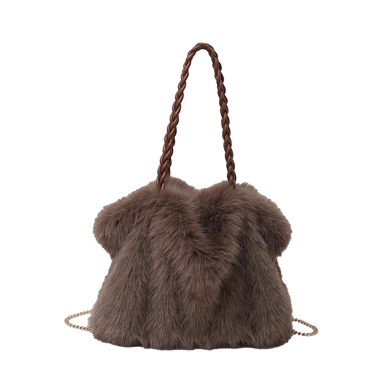 Adelina Faux Fur Tote Bag