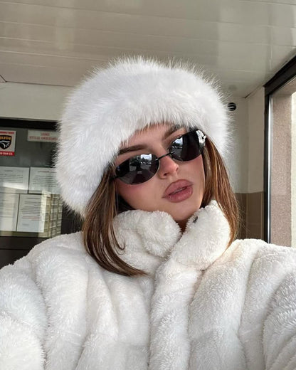 Maristella Faux Fur Hat
