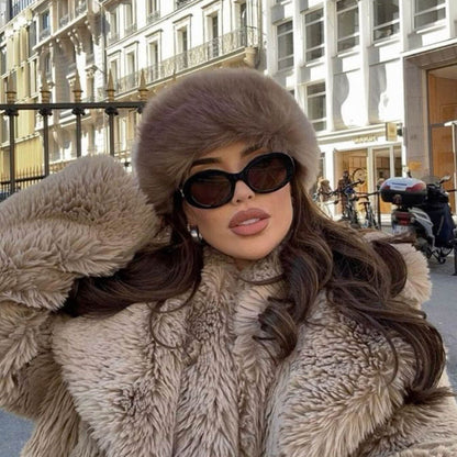 Maristella Faux Fur Hat