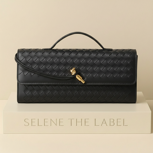 Maison Selene Woven Clutch